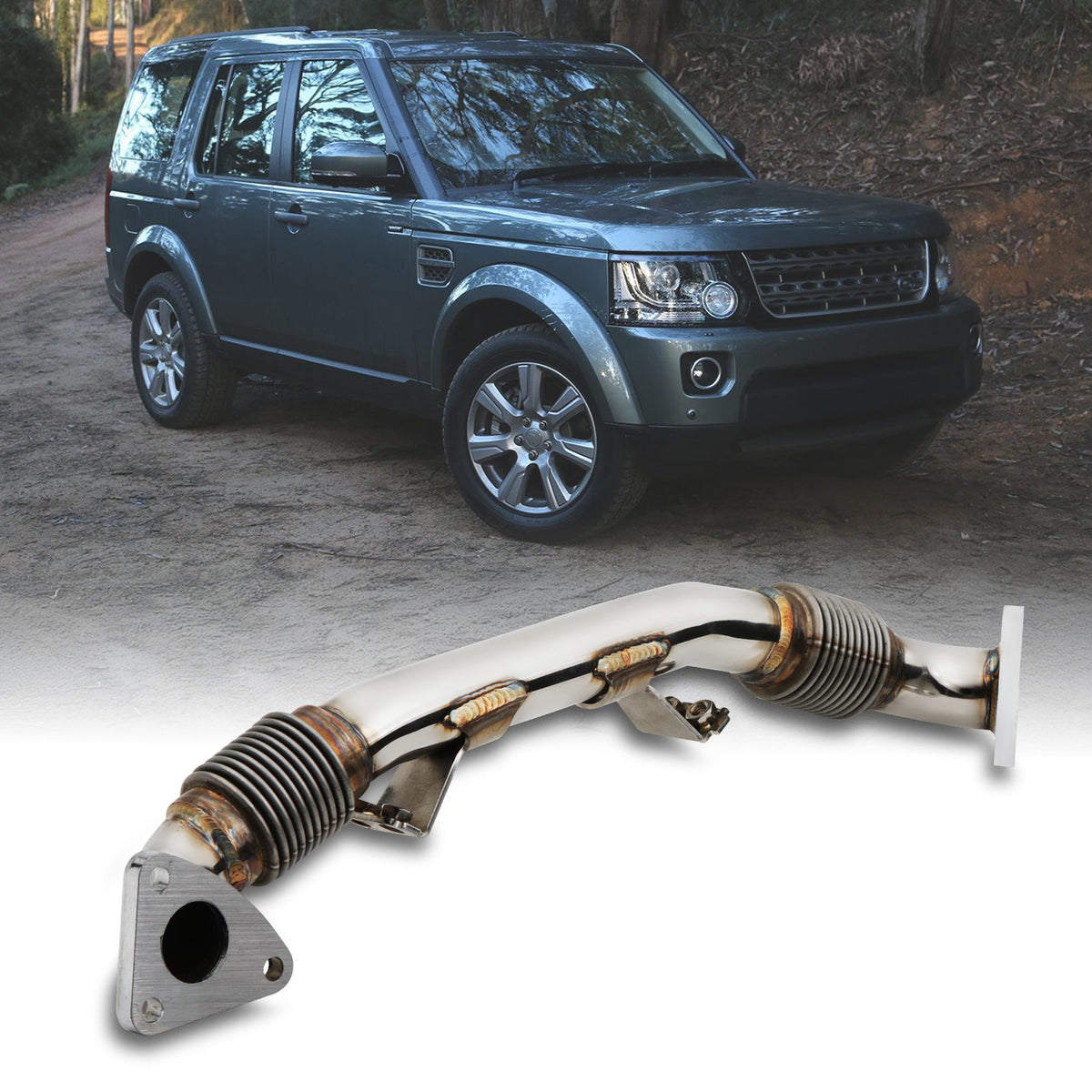 1.5" Exhaust Crossover Pipe for Land Rover Discovery 4 3.0 TDV6 SDV6 09-16