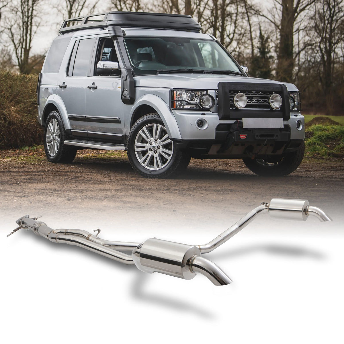 Cat Back Exhaust System for Land Rover Discovery 4 3.0 TDV6 L319 09-16