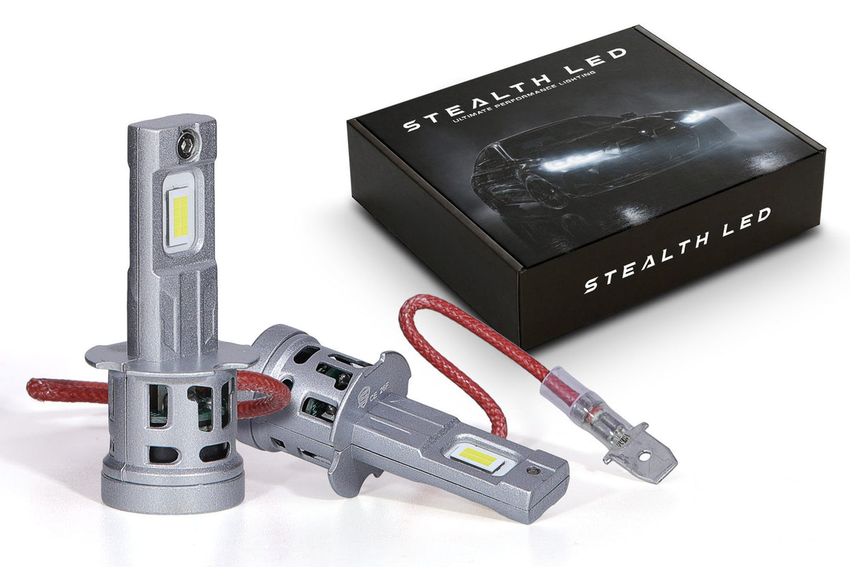 Stealth LED H3 Headlight Bulb Pair – 2800 lumens
