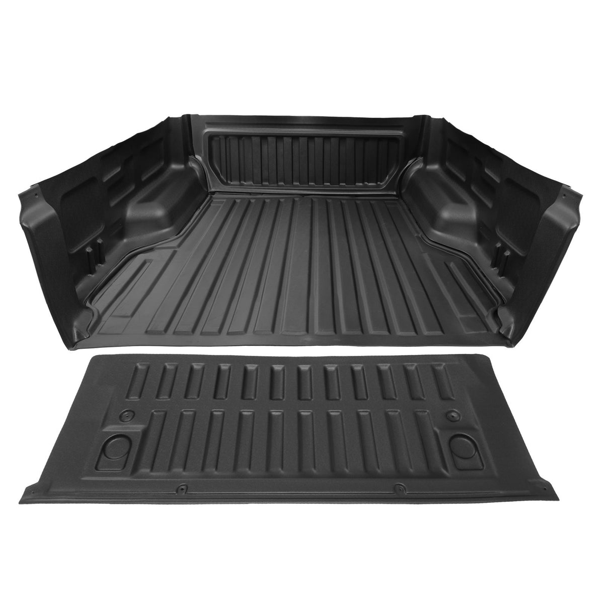 5pc Black Truck Bed Mat Liner for Ford Ranger T9 Double Cab 2023+