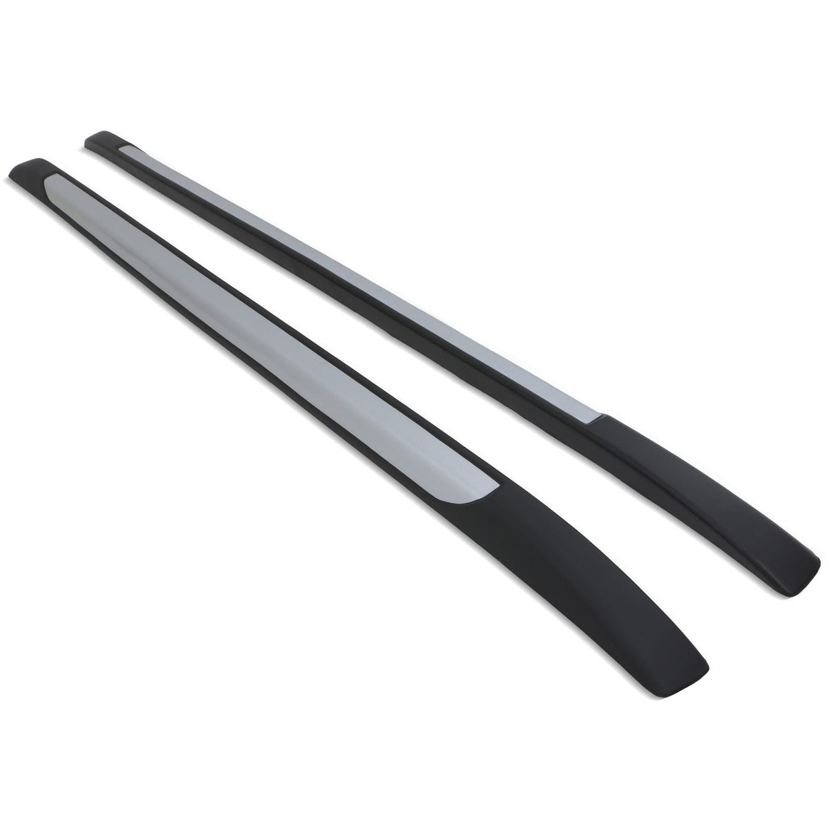 Black & Silver Roof Rails for Toyota Hilux Travo 2026+