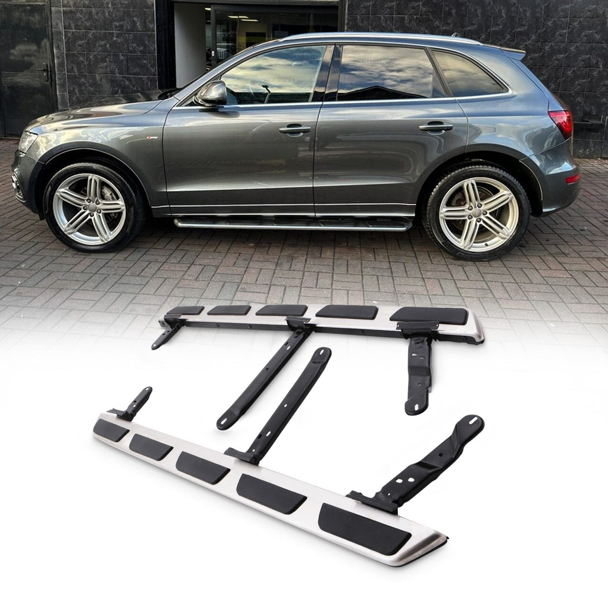 Aluminium Style Side Steps for Audi Q5 8R 2013+