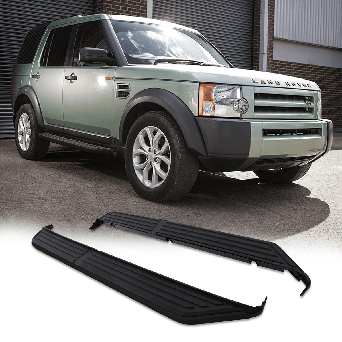 Black Side Steps for Land Rover Discovery 3 L319 04-09