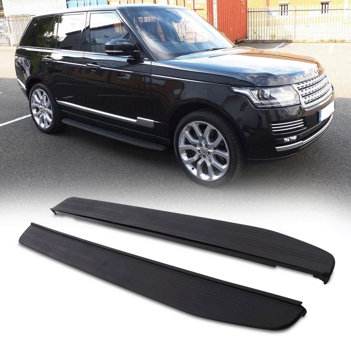 Black Side Steps for Range Rover Vogue 2013+