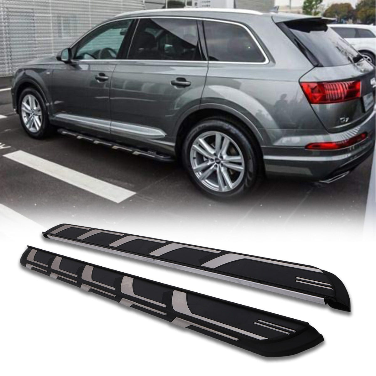 Aluminium Side Steps for Audi Q5 S Line 80A 2018+