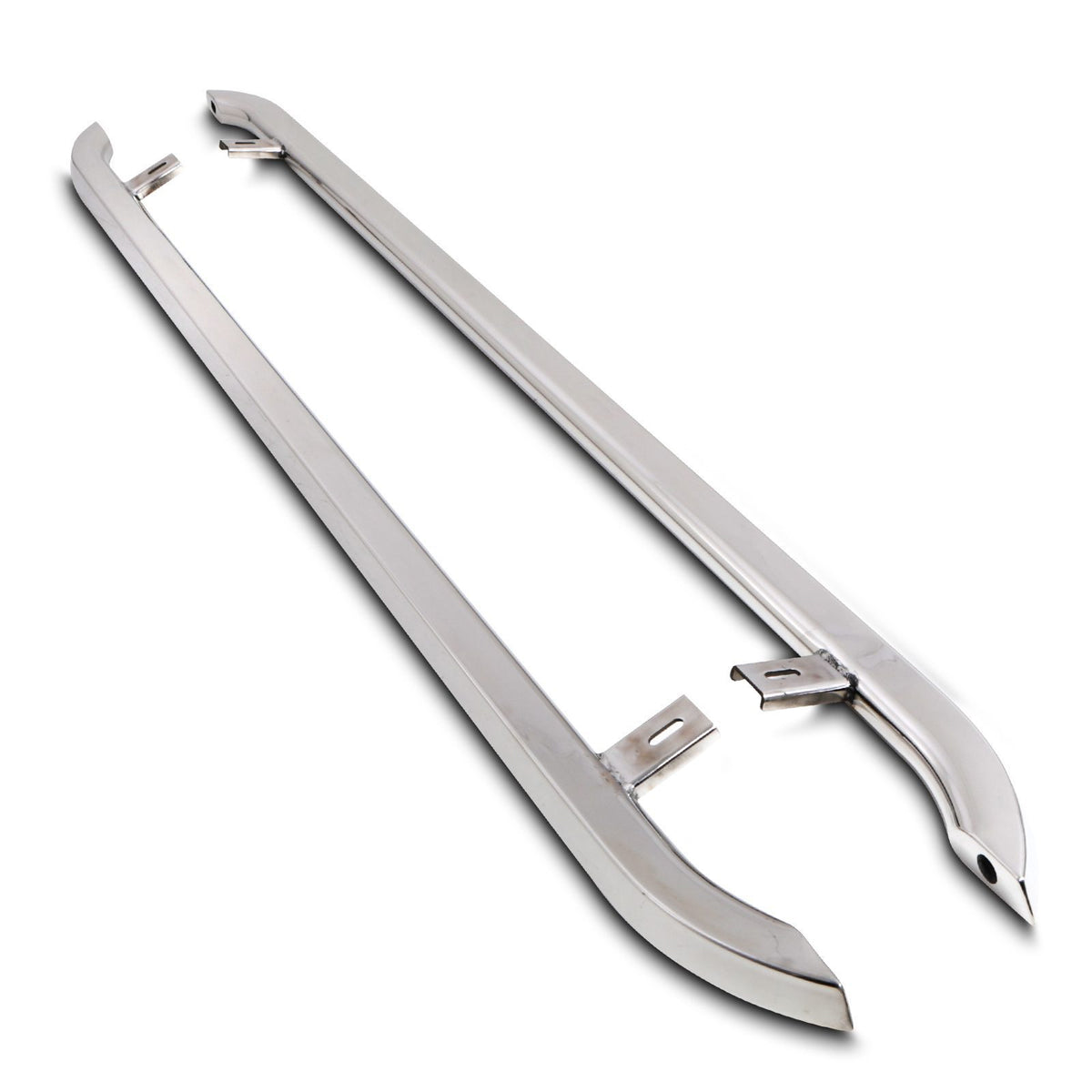 Stainless Steel Trapezoid Side Bars for VW Transporter T5 & T6 SWB 03+