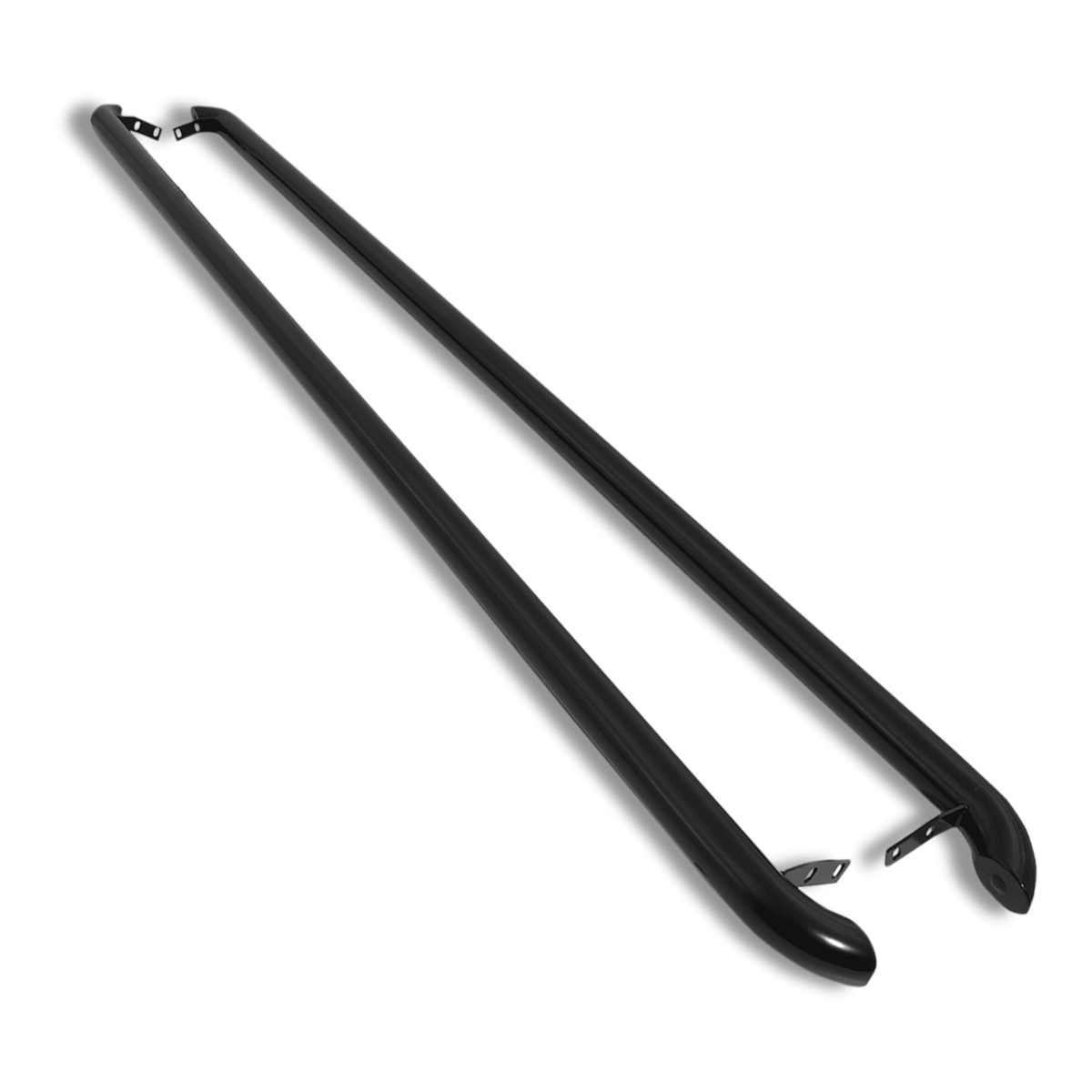 Gloss Black Side Bars for Ford Transit Custom SWB 18-21