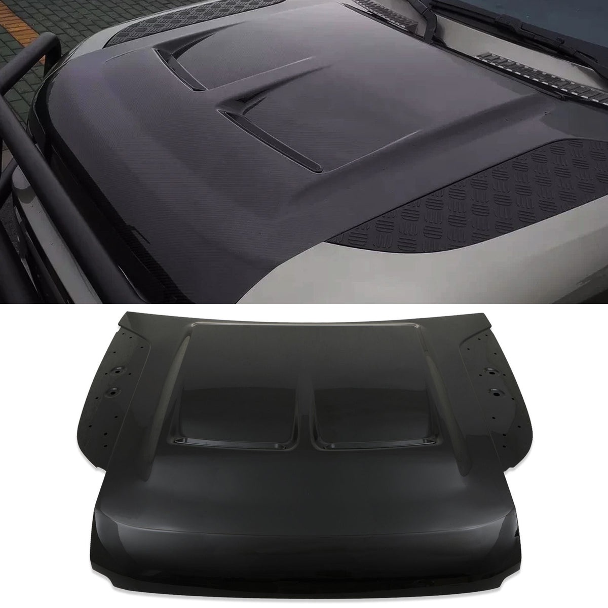 Aluminium SVR Style Vented Bonnet for Land Rover Defender L663 2020+