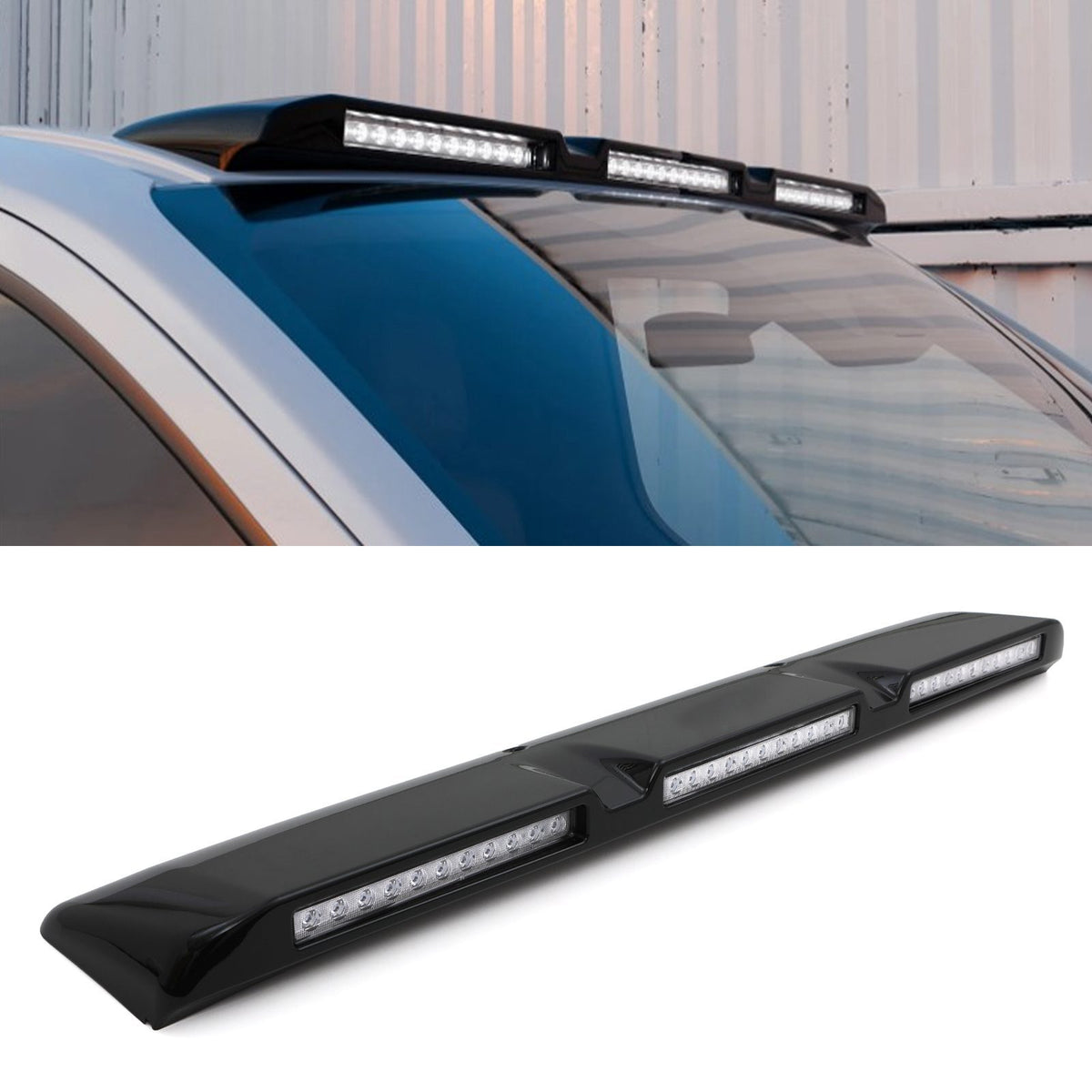Triple Pod Roof Light With LED Lights for Ford Transit Tourneo Custom MK2 V710 2023+