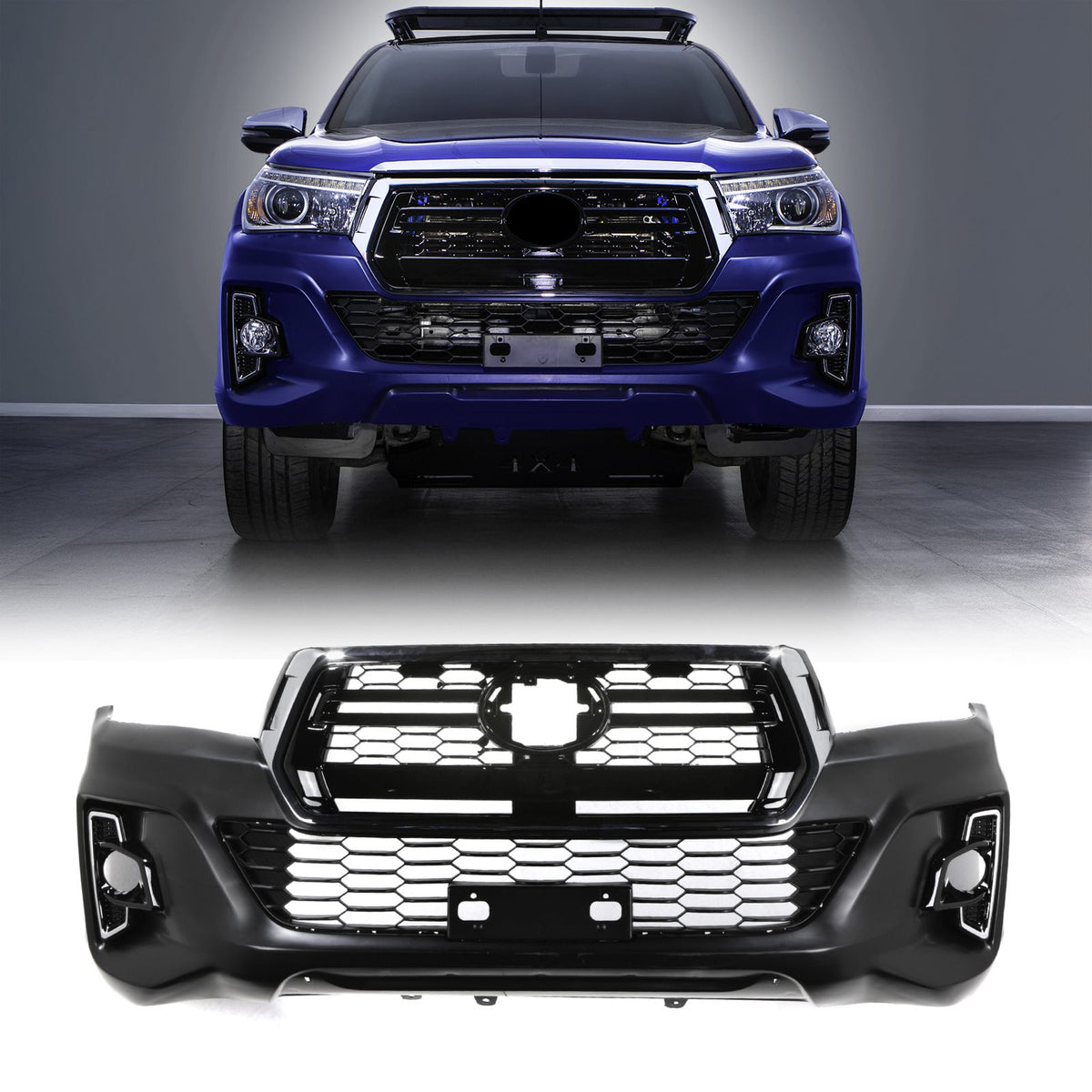 Conversion to Rocco Facelift Body Kit for Toyota Hilux Revo 15-21