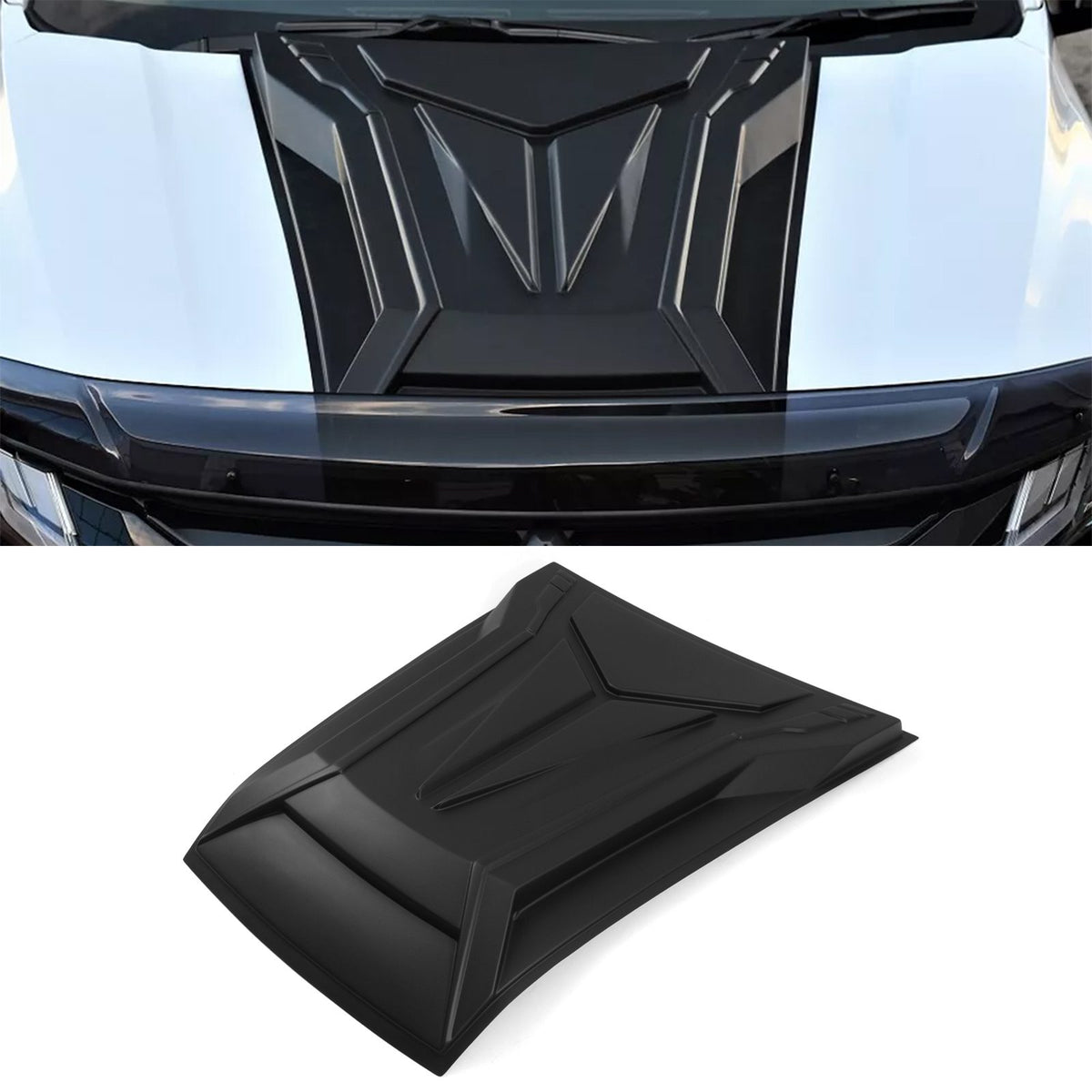 Black Bonnet Scoop for Mitsubishi L200 Triton 19-23