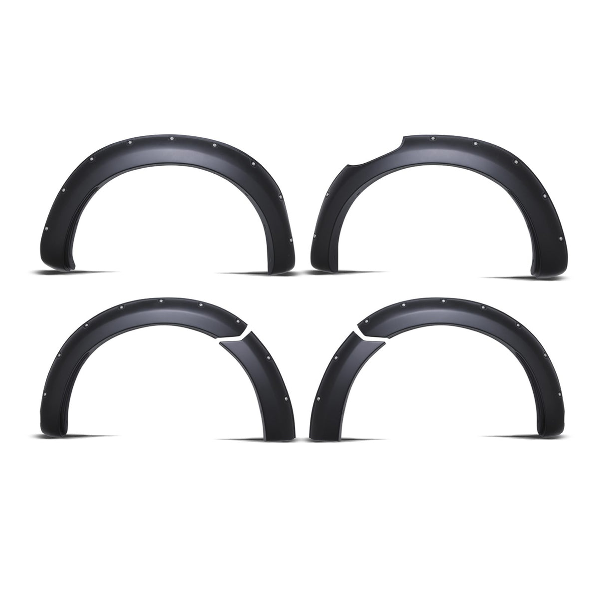 Matte Black Wheel Arches for Isuzu D-Max RG 2024+