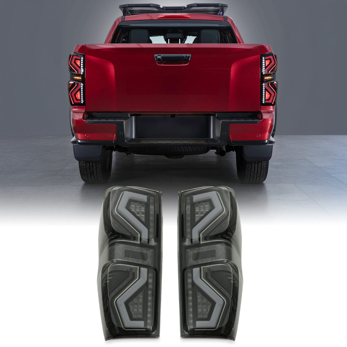 Rear Smoked LED Tail Lights for Isuzu D Max 2021+