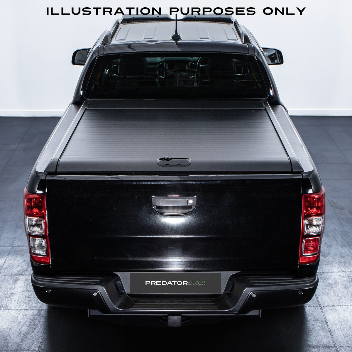 Black Aluminium Roller Tonneau Cover for Mitsubishi L200 Triton Series 5 15-19
