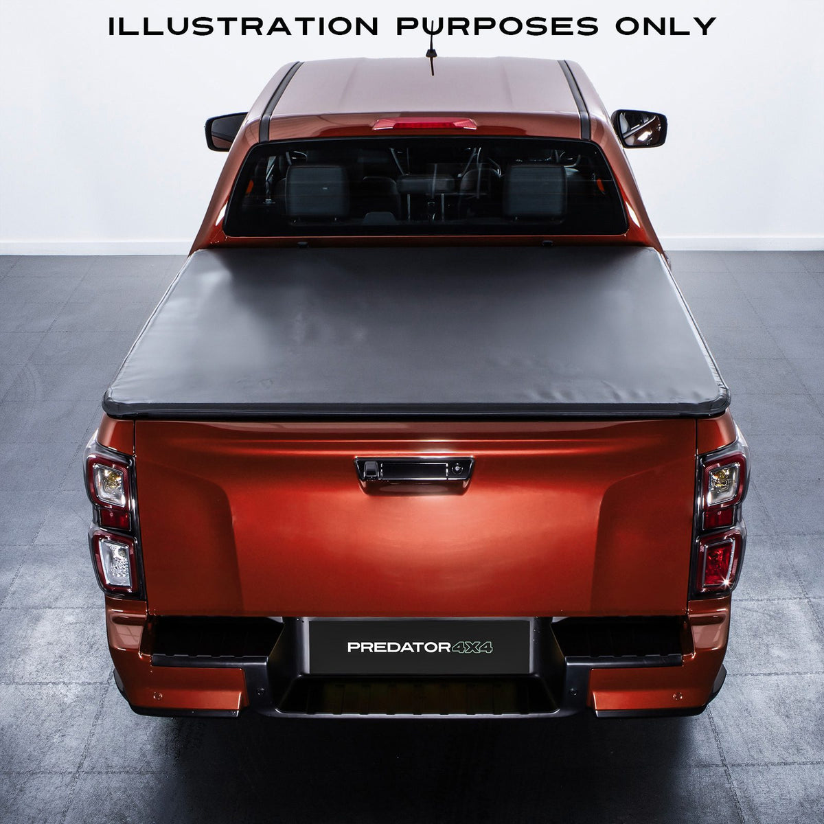 Locking Roll Top Soft Tonneau Cover for Isuzu D-Max RT 12-19