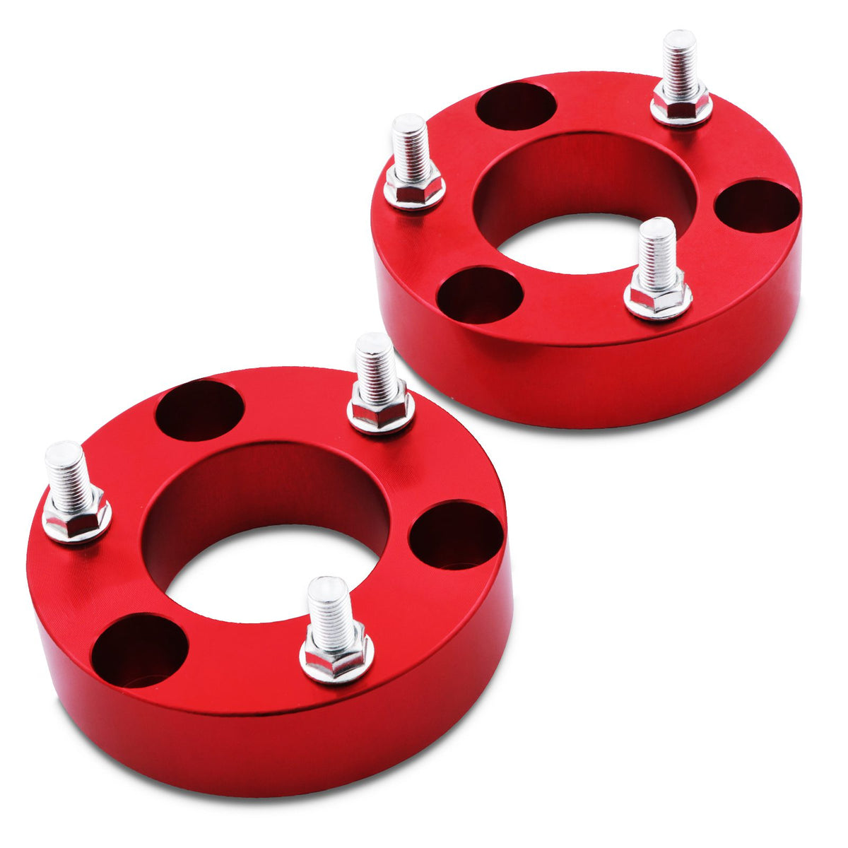1.25" Red Front Suspension Levelling Spacers for Ford Ranger T6 / T7 11-18