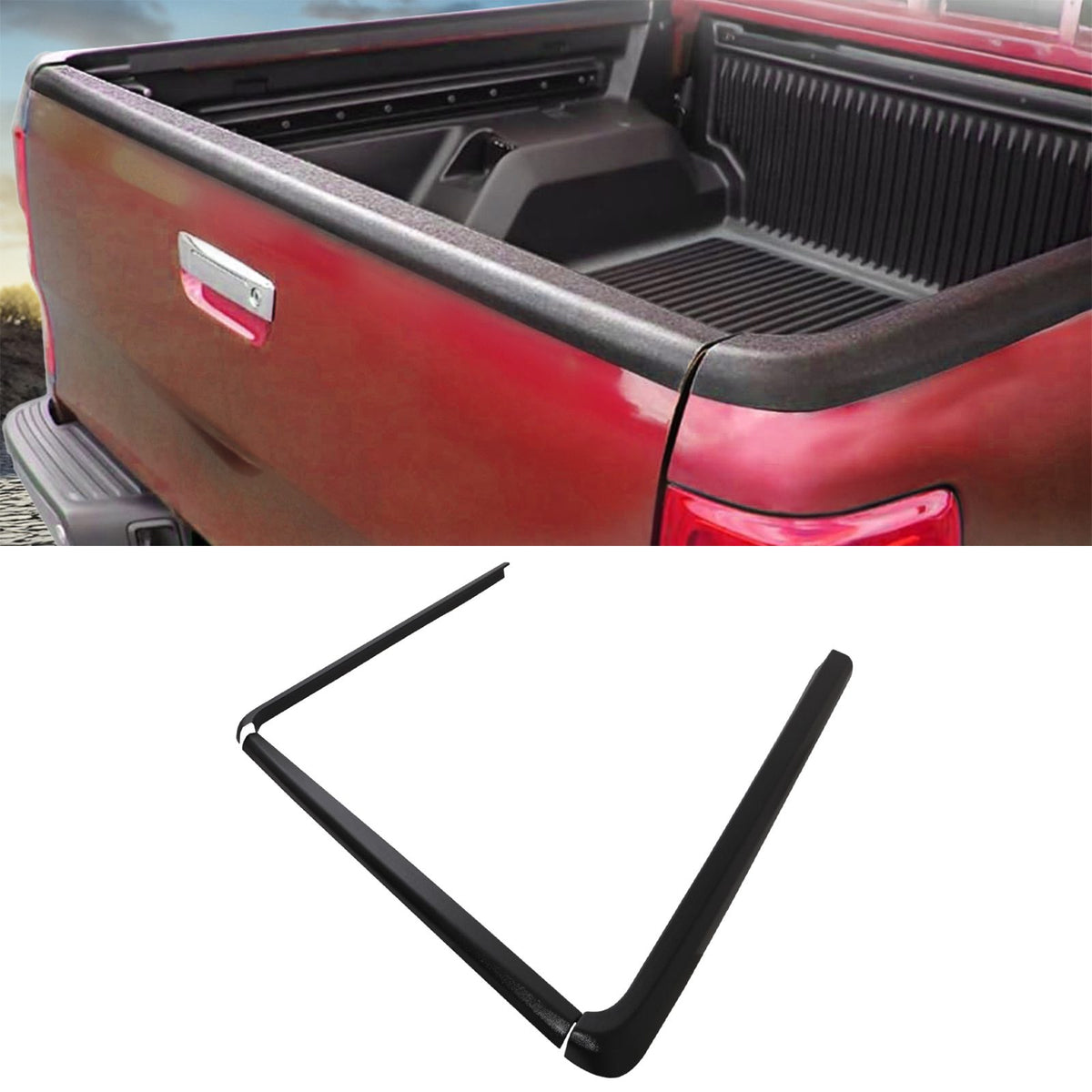 Protective Bed Rail Caps for Ford Ranger T7 T8 15-21
