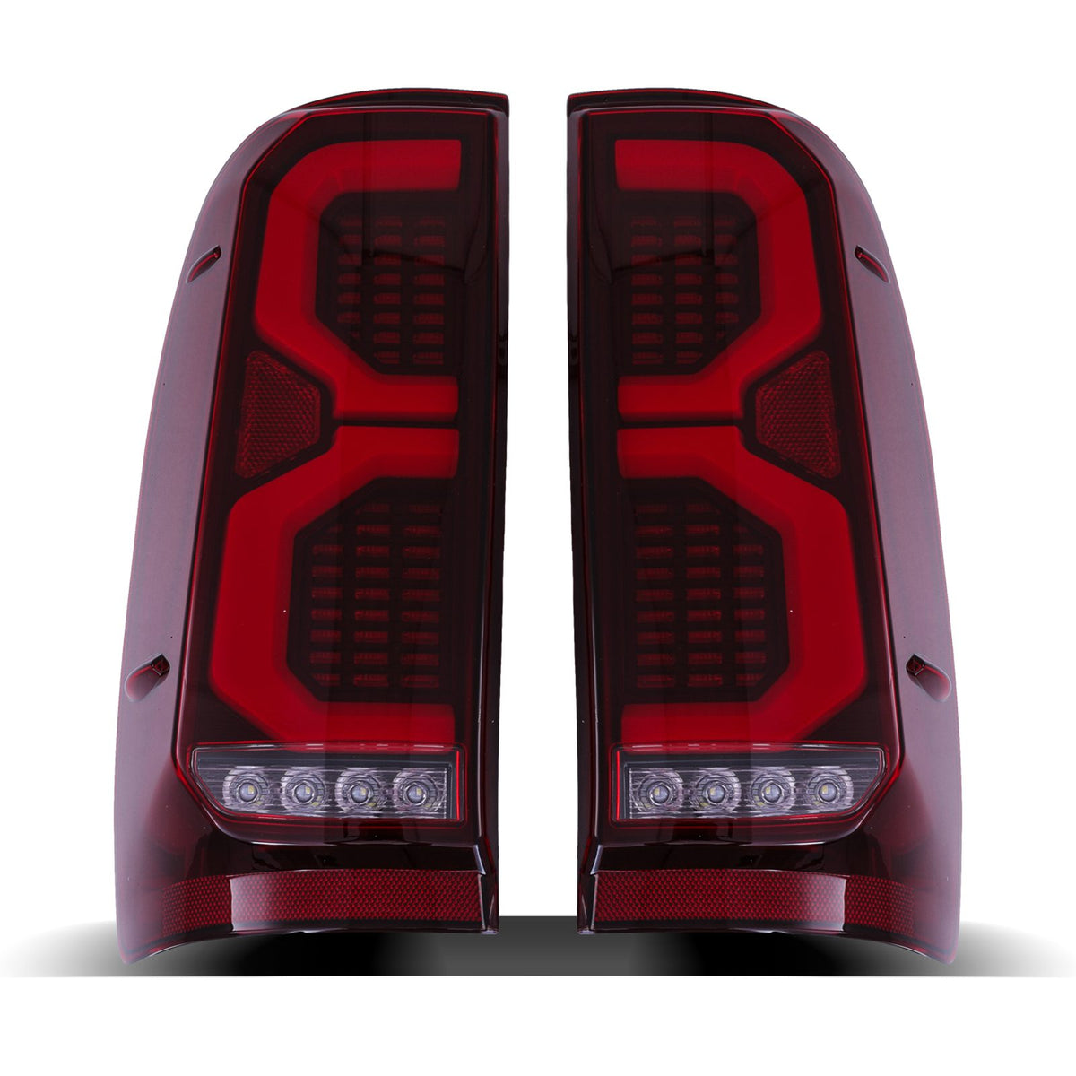 Rear Red LED Tail Lights for Toyota Hilux Vigo 05-15
