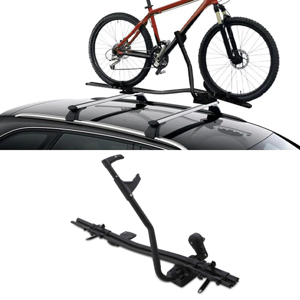 Universal Roof Mounting Car Bike Carrier for 1 x Bike