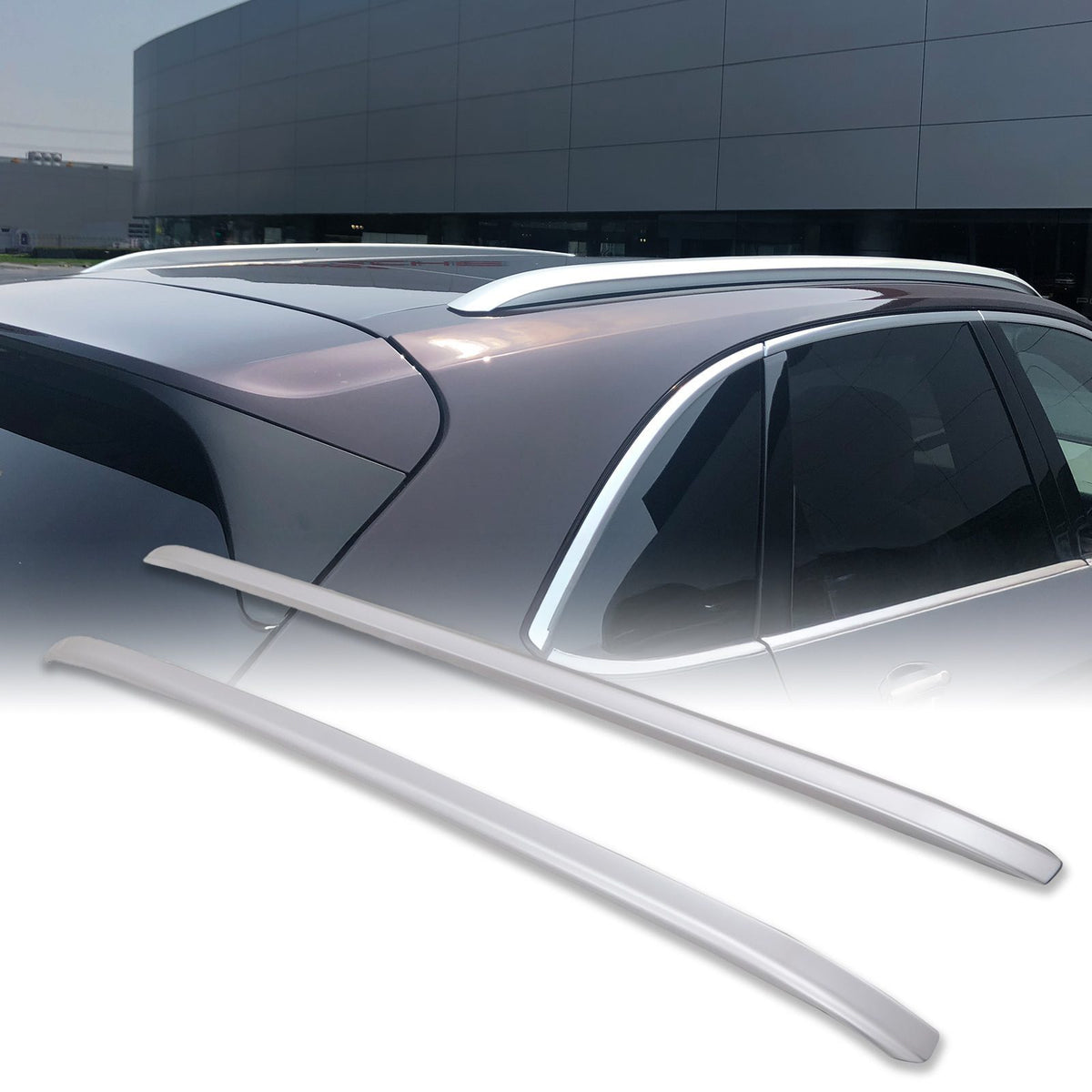 Silver Roof Rails for Porsche Cayenne 9Y 2017+