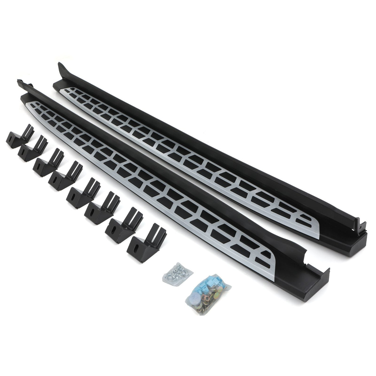 Black And Silver Side Steps for Kia Sorento MQ4 2020+