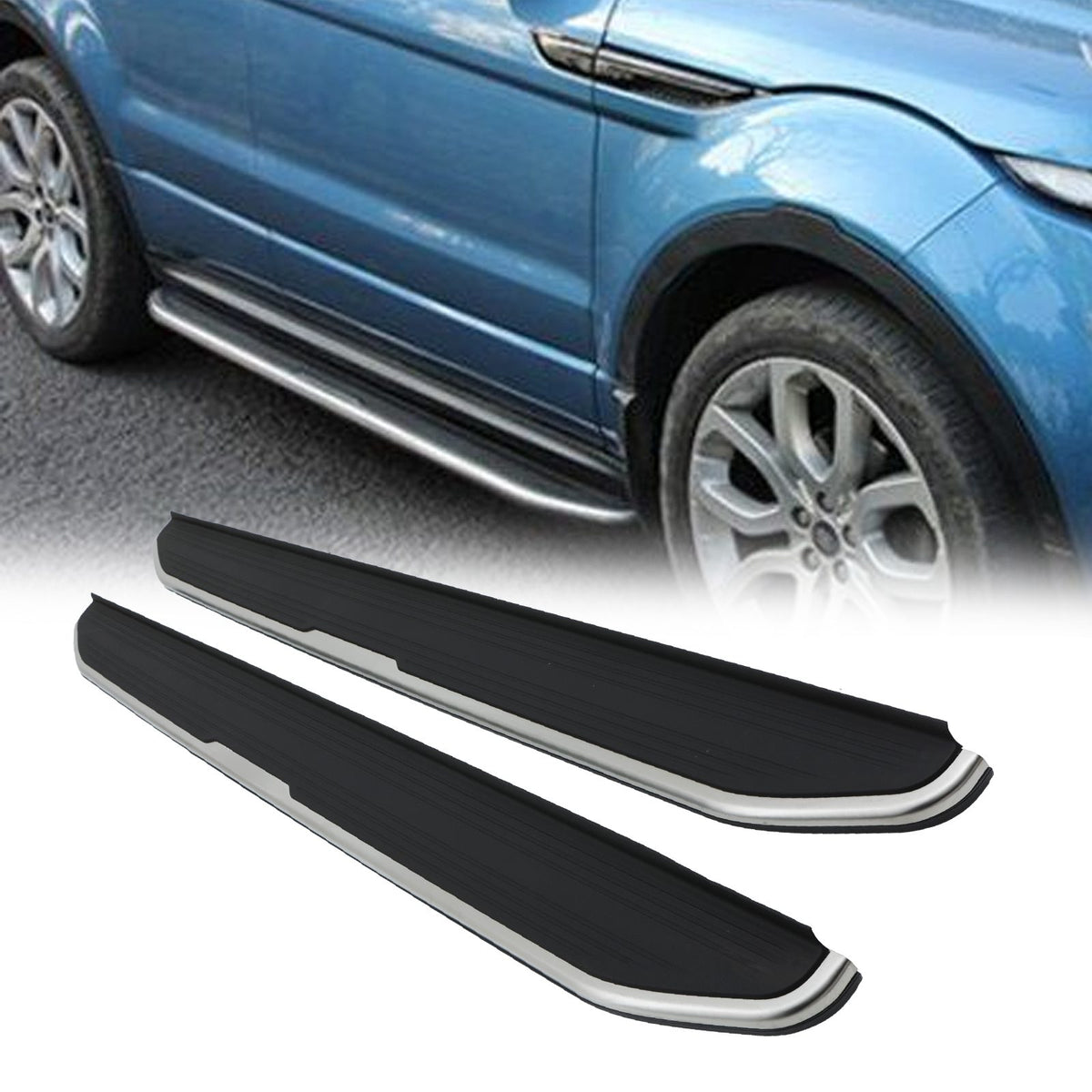 Black Side Steps for Range Rover Evoque Dynamic L538 11-18