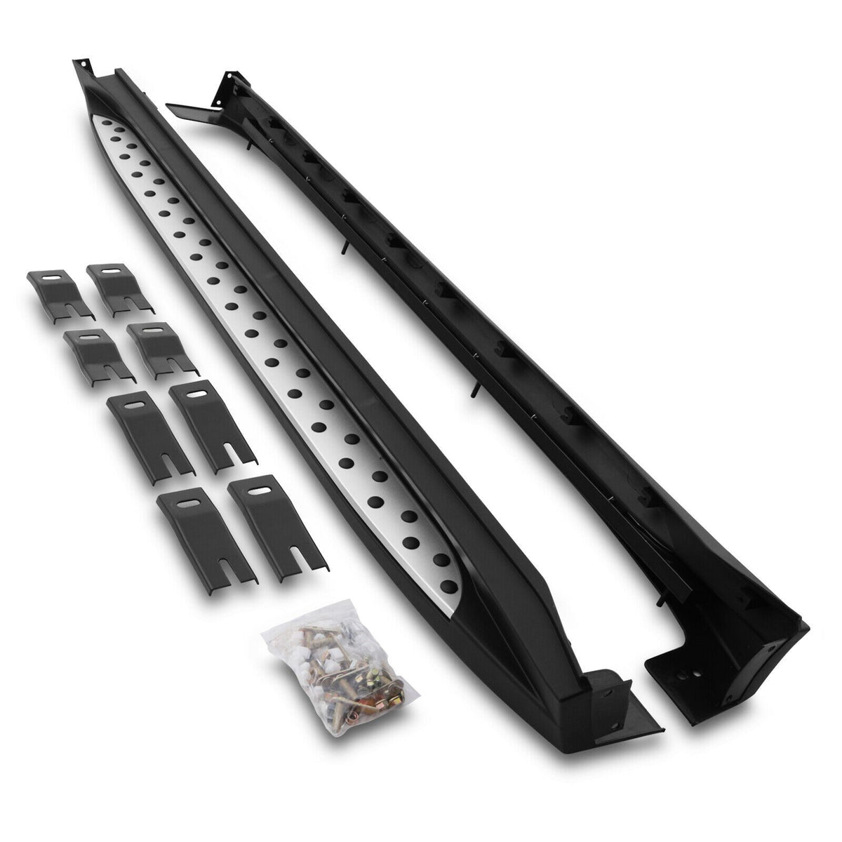 Silver Running Board Side Steps for Hyundai Tucson 15-21
