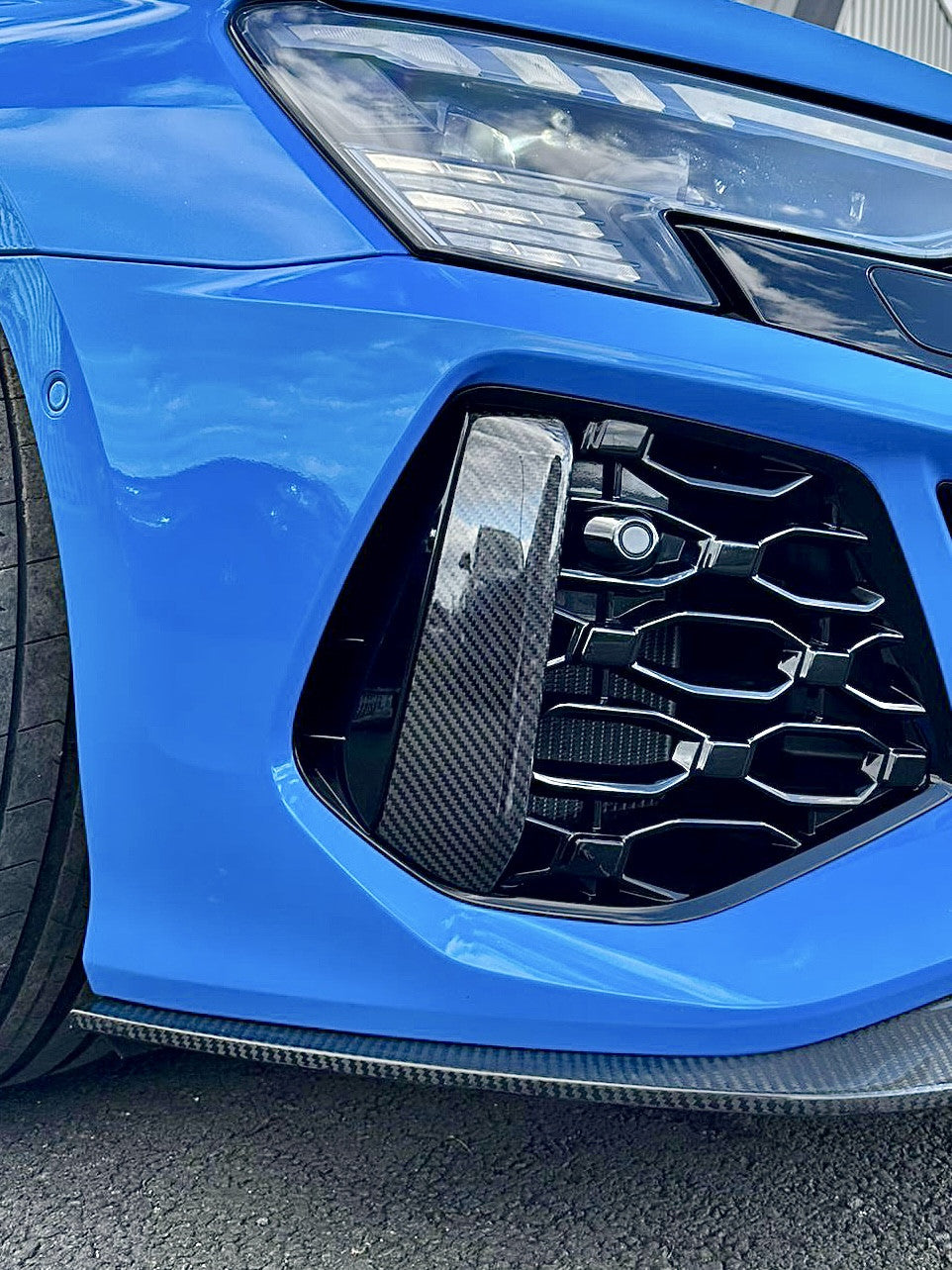 Audi RS3 8Y Front Dry Carbon Trim Replacement Set