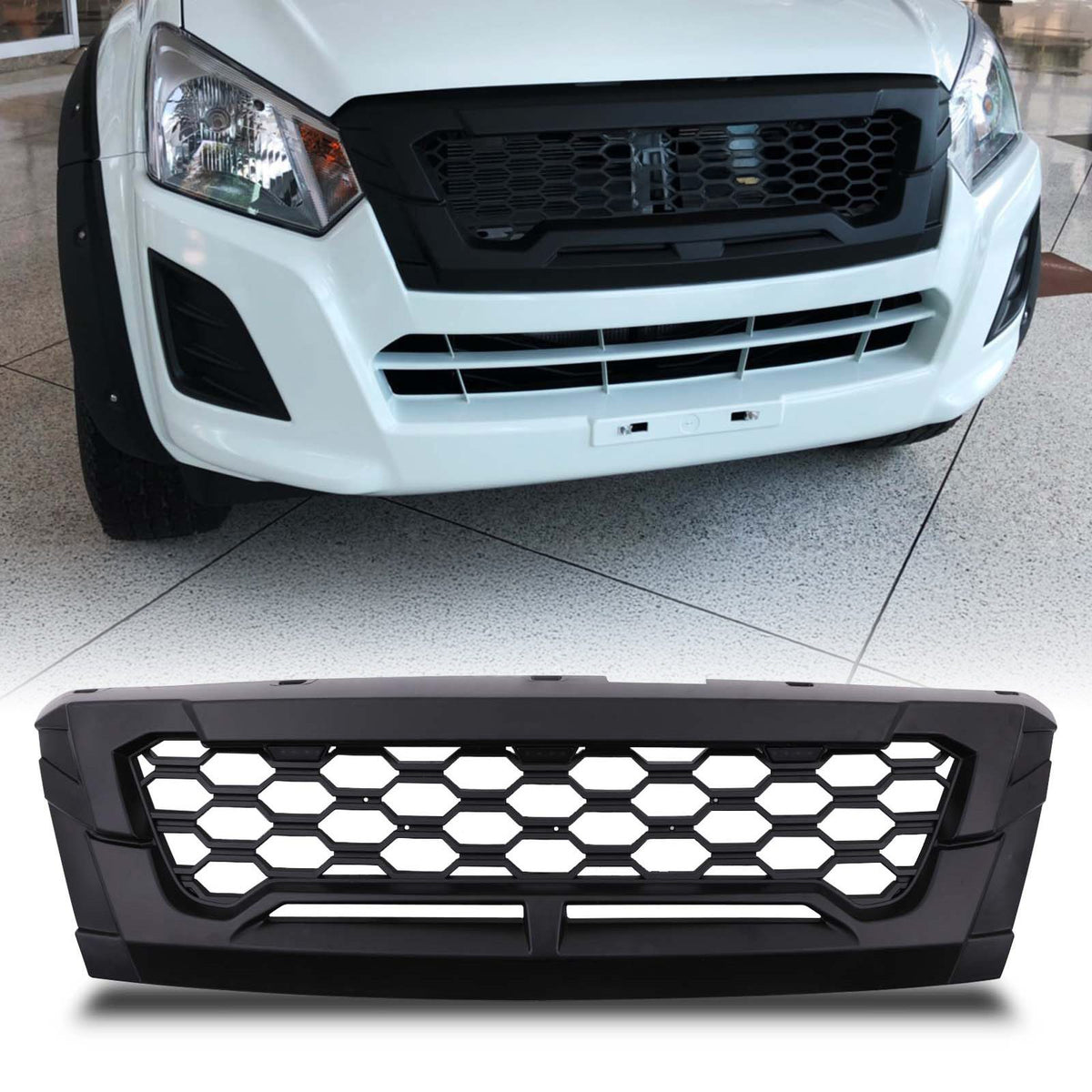 Black LED Grille for Isuzu D Max 17-20