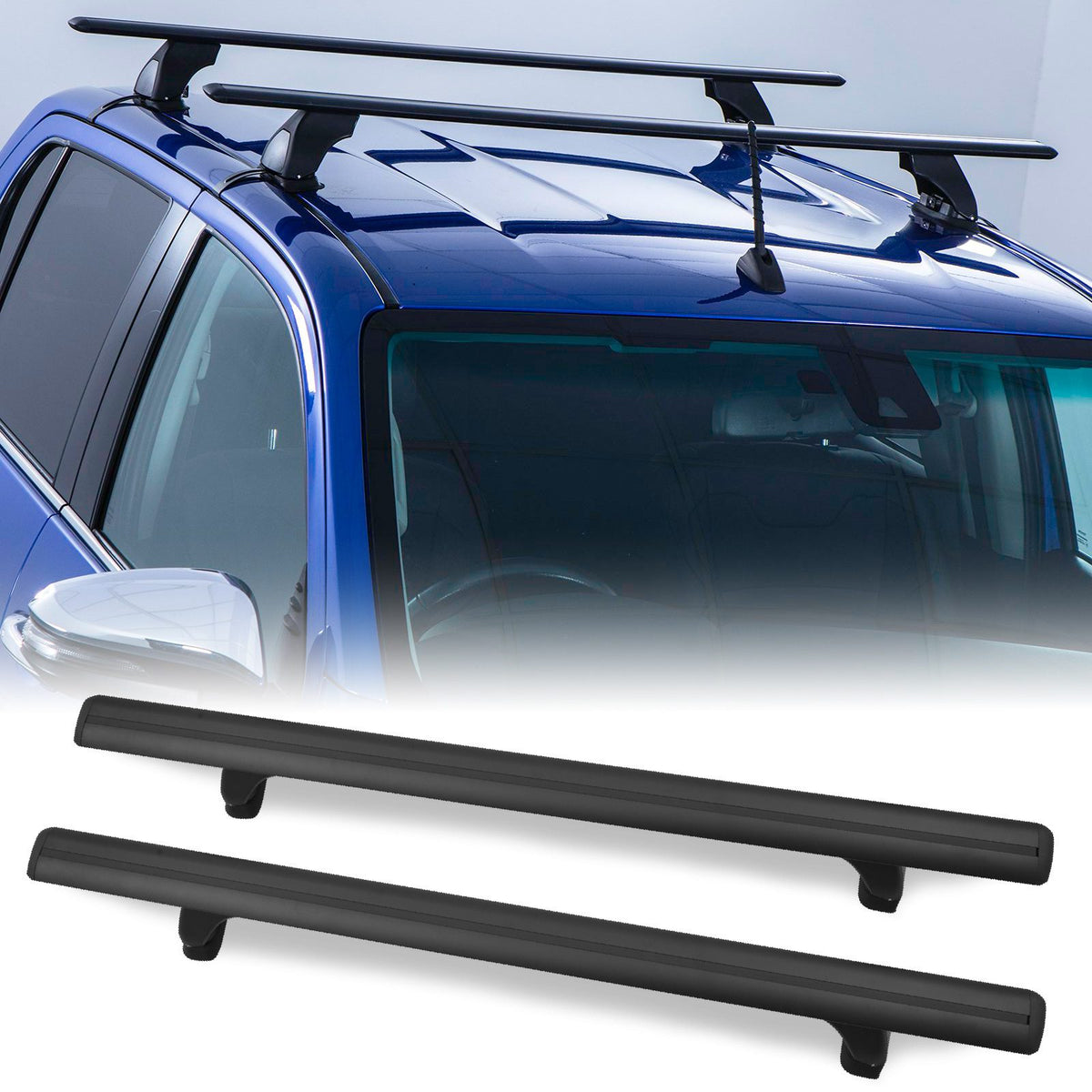 Black Cross Bars for Toyota Hilux Revo 2015+