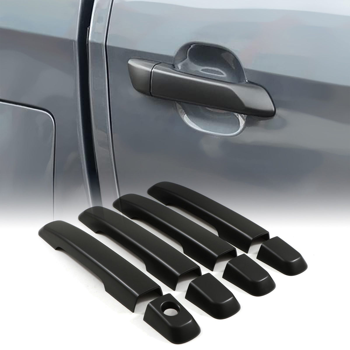 Black Door Handle Covers for Isuzu D Max 12-19