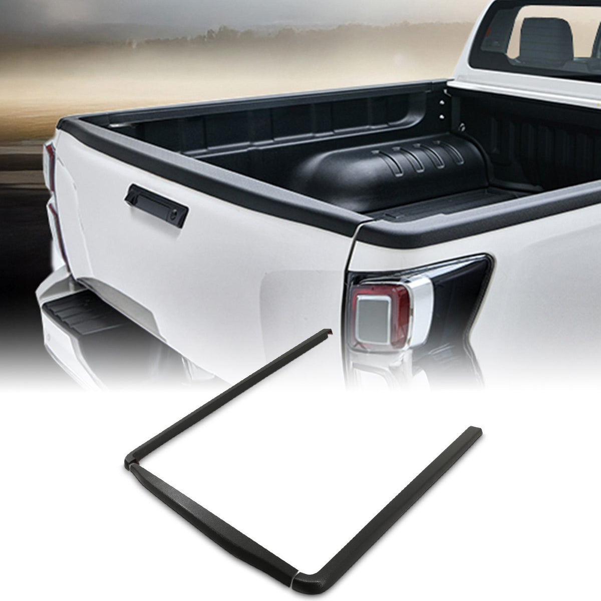 Protective Bed Rail Caps for Isuzu D-Max RG 2020-2023
