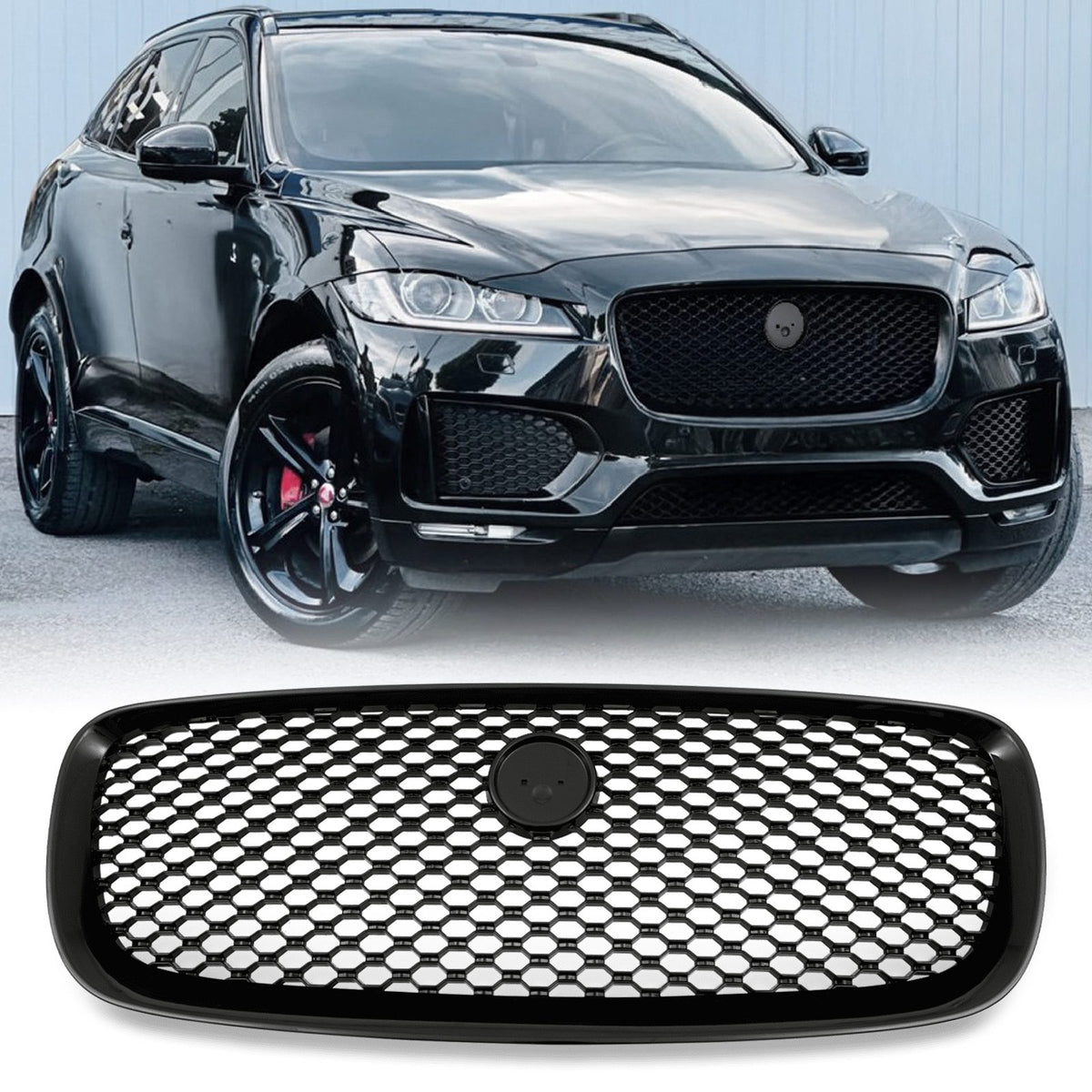 Gloss Black Grille for Jaguar F-Pace X761 2016+
