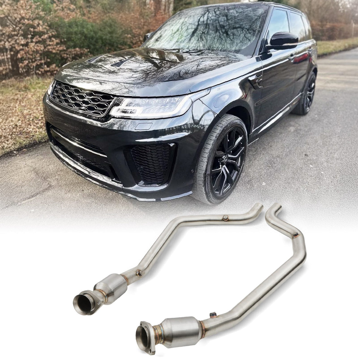 200 CPI Exhaust Sports Cat Pipes for Range Rover Sport SVR 5.0 V8 L494 15-22