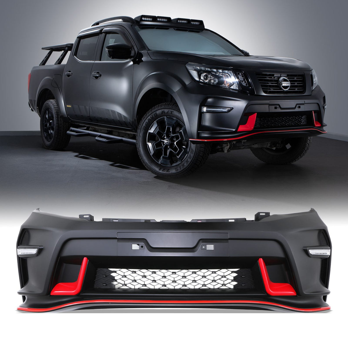Nismo Style Front Bumper for Nissan Navara D23 NP300 15-21