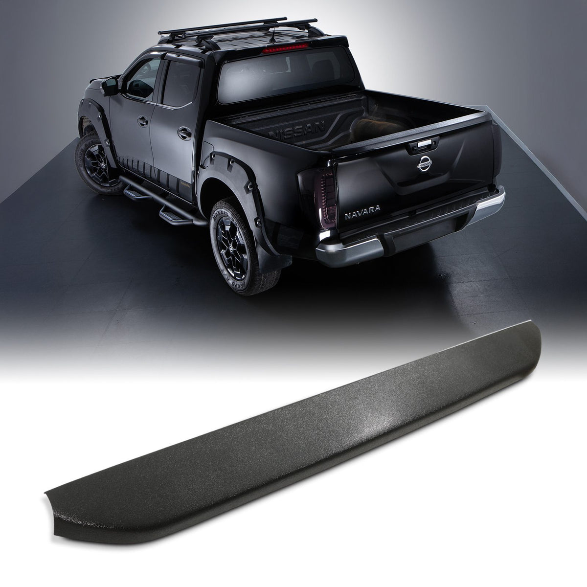 Tailgate Protective Rear Guard for Nissan Navara D23 NP300 15-21