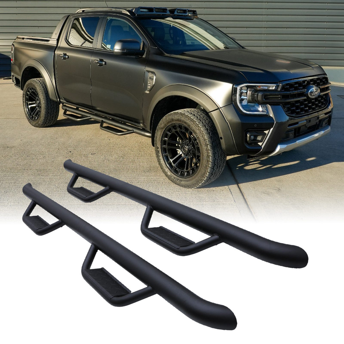 Bronco Style Side Steps for Ford Ranger T9 2023+