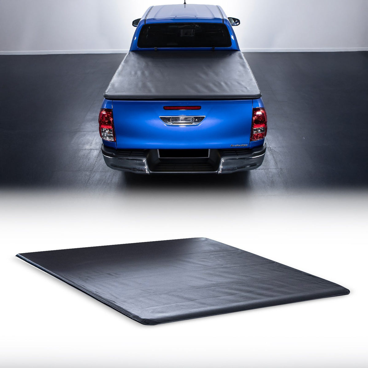 Locking Roll Top Soft Tonneau Cover for Toyota Hilux Revo MK8 MK9 2015+