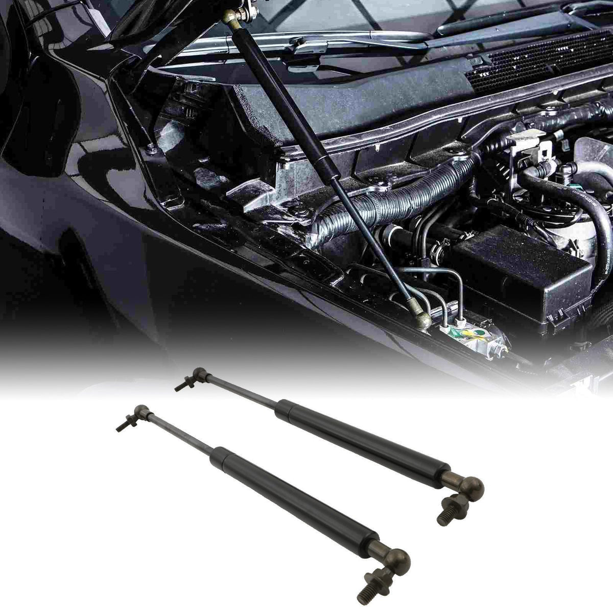 Gas Powered Bonnet Struts for Nissan Navara D23 NP300 2015-2021