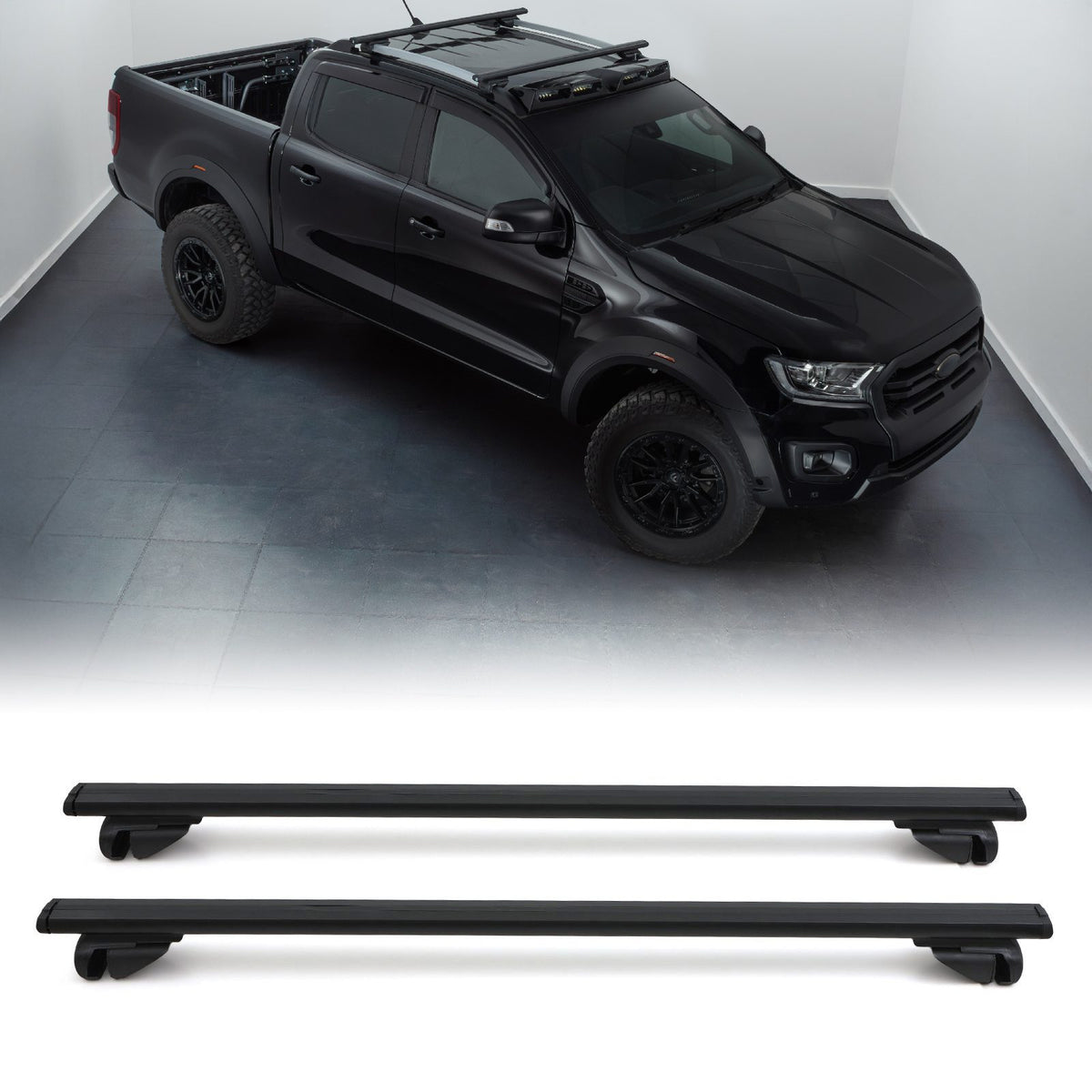 Universal Black Cross Bars
