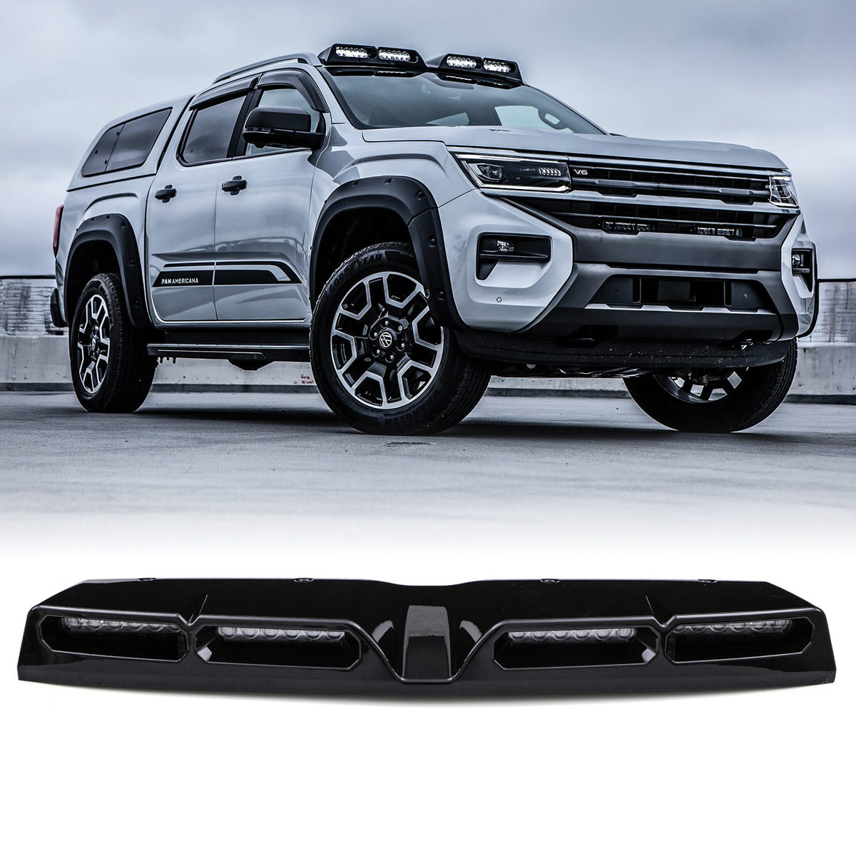 Quad Roof Light With LED Lights for VW Amarok MK2 2023+