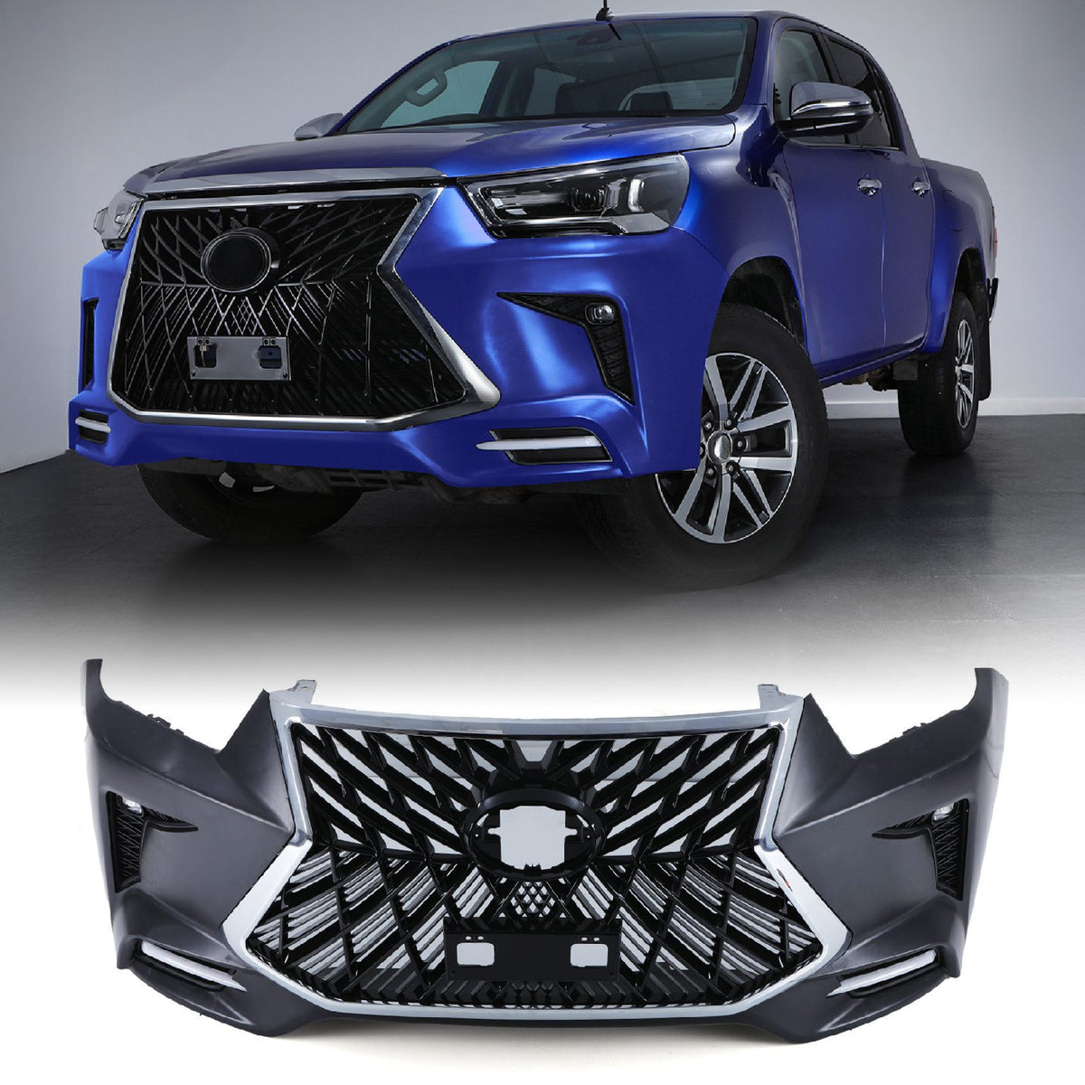 Lexus Style Bumper Conversion for Toyota Hilux MK8 2015+