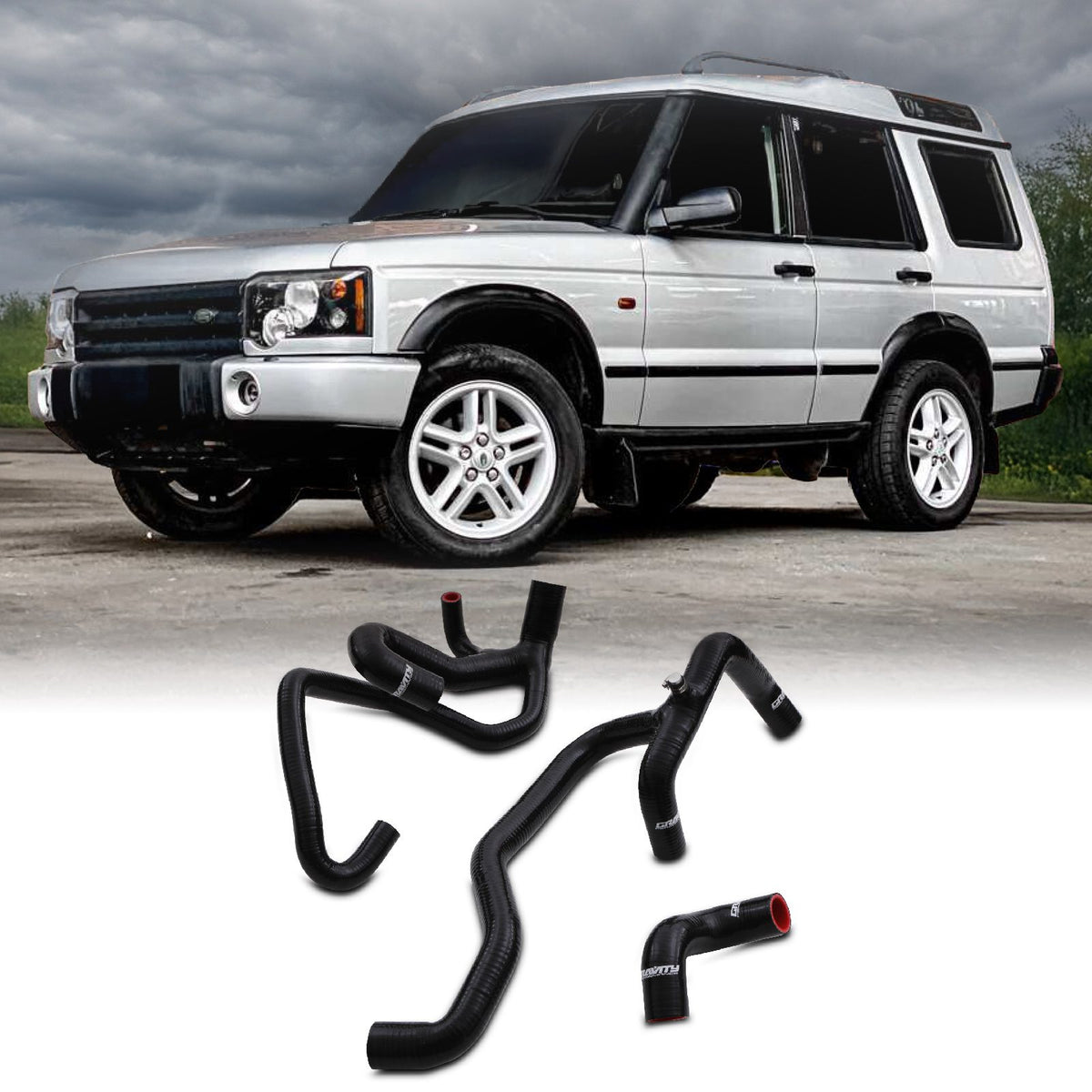 Silicone Radiator Hose Kit for Land Rover Discovery 2 4.0 V8 98-04