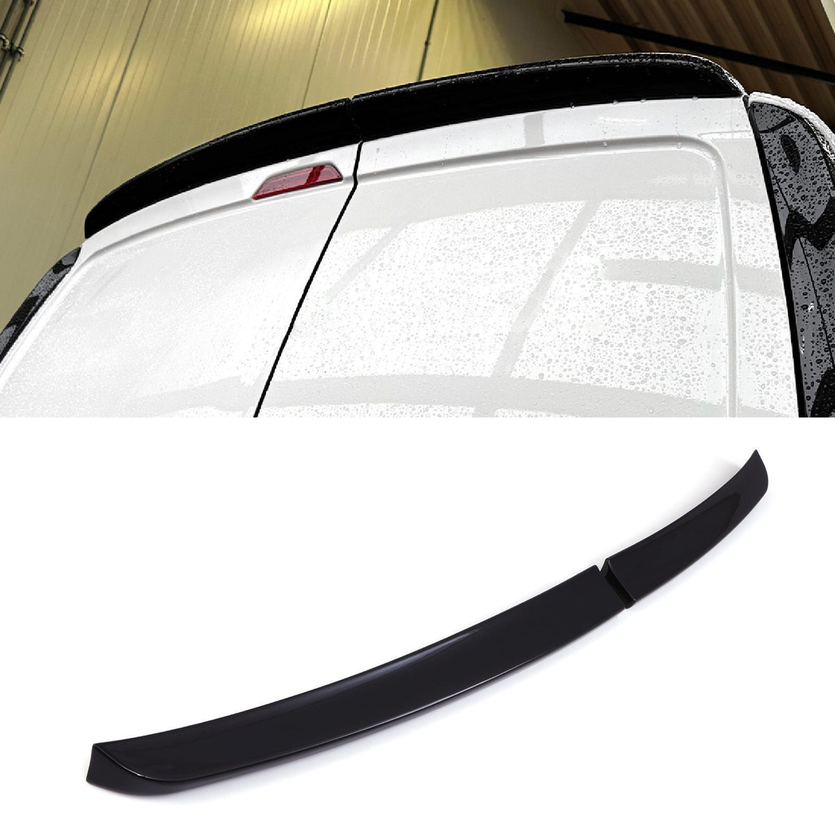 Gloss Black Rear Barn Door Spoiler for Volkswagen Caddy 2021+