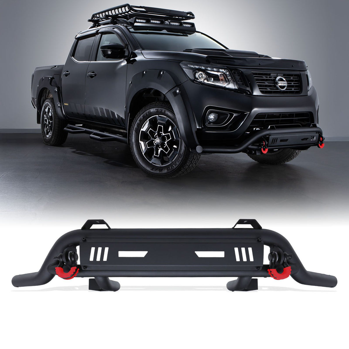 4x4 Off Road Nudge Bull Bar for Nissan Navara D23 NP300 14-21
