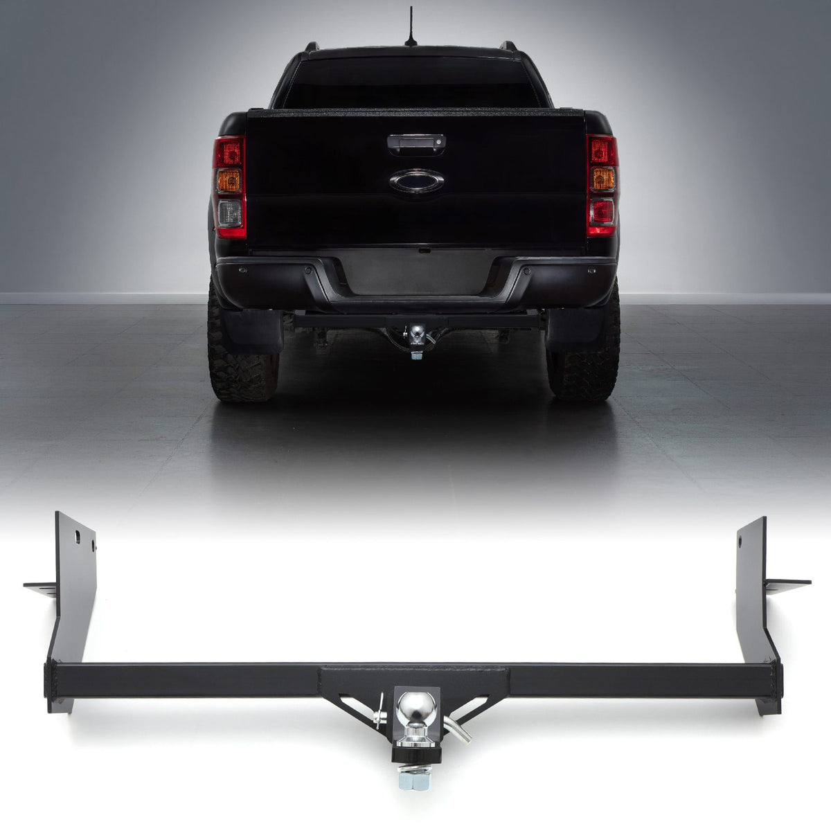 Black Tow Bar for Ford Ranger T6 T7 12-17