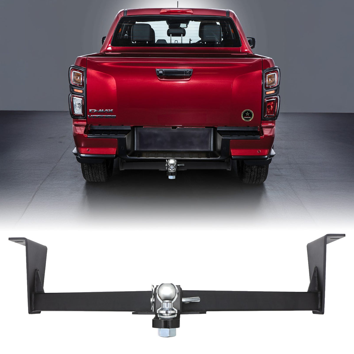 Black Tow Bar for Isuzu D-Max RG 2021+