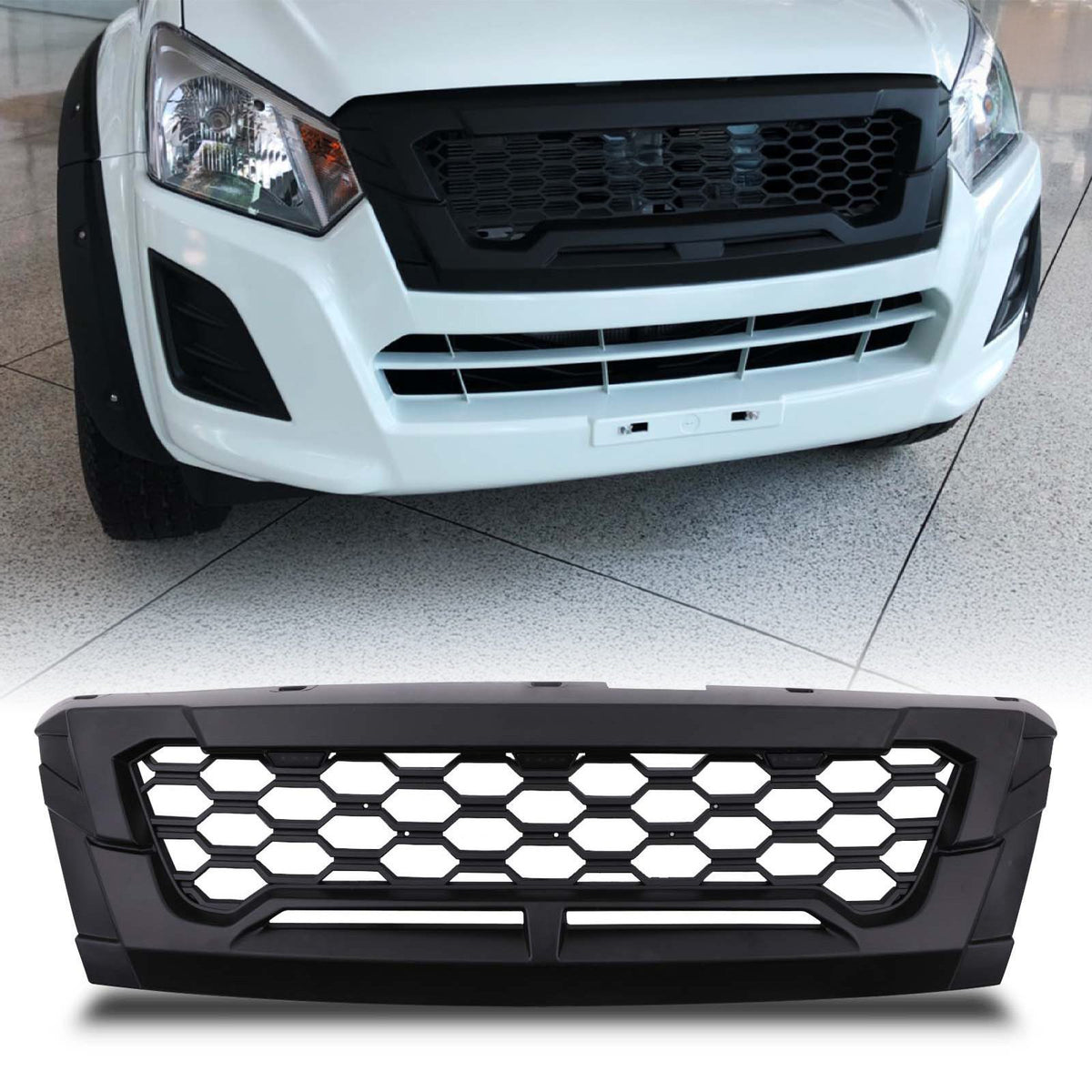 Black Grille With LEDs for Isuzu D Max 17-20