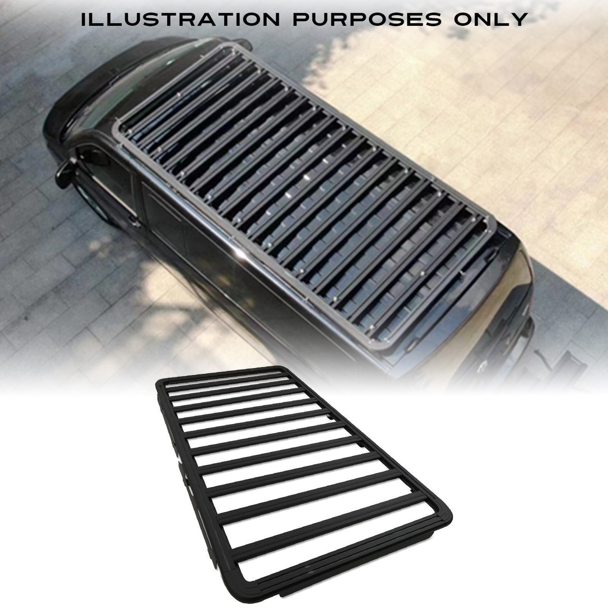2.6 Metre Length Aluminium Van Roof Rack for Volkswagen Crafter 2006+