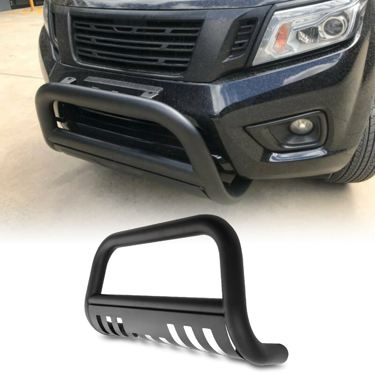 Black Bull Bar for Nissan Navara D23 NP300 14-21